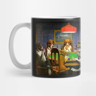 A Friend in Need (dogs playing poker) Mug